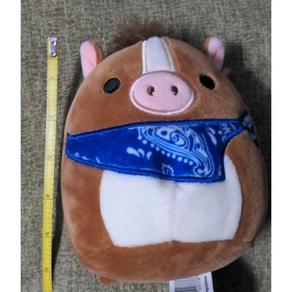 Squishmallow Brisby Horse Blue Neckerchief 5